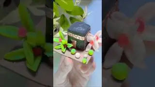 DIY I made a Kaaba with super clay 🕋💖 #diy #art #craft #shorts #shortsfeed #viral #trending #islamic