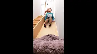 How to make a safe cardboard slide 🗳️