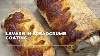 Crispy Chicken & Cheese Lavash in Breadcrumbs 🧀🔥 Perfect Snack in 10 Minutes!