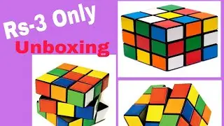 Doux magic square cube ony R's. 3 on paytm mall children toy unboxing