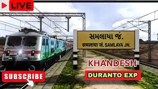# MSTS LIVE || 22210 NEW DELHI - MUMBAI CENTRAL DURANTO EXP || KHANDESH ||