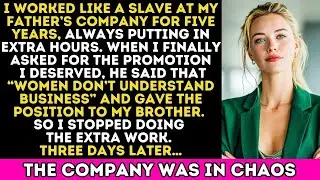 My Company Boss Father Said I Wasn't Ready for Promotion, So I Stopped Extra Work