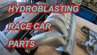 Hydroblasting / vaporblasting Ford Race Car Parts