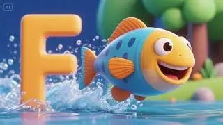 F for Fish, Swimming Fast | Nursery Rhymes & Kids Songs