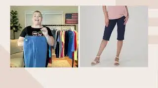 Quacker Factory DreamJeannes Pedal Pusher Pants on QVC