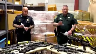 Florida sheriff details seizure of 92,000 pounds of drugs, arsenal of weapons