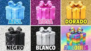 Elige un BOT&Oacute;N 💙 Azul 🌸 Rosa 💛 Dorado 🩷 Blanco o 🌈 &iexcl;Edici&oacute;n Arco&iacute;ris!