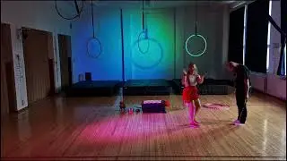 Skipping rope act Marianne Vaalimaa Sirkuskoulu Kuu 2024