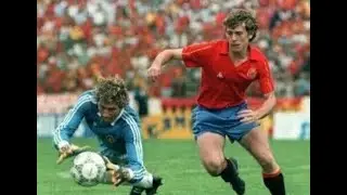 1986WC Emilio Butrague&ntilde;o vs Belgium 1-1 (World Cup Quarter-Final) | All touches