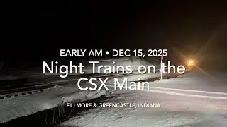 With sub-zero temperatures, there appeared to be a track rail break on CSX near Greencastle, IN.