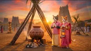Thai Pongal #cat#kids#animatedmovie#pongal#festival#popsong#thaipongal#celebration#popvibes