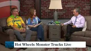 Husband and Wife Driver Duo join Great Day to discuss Hot Wheels Monster Trucks live!