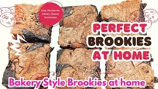 Mouthmelting Eggless Easy Brookies Recipe | How to Make Perfect Bakery Style Brookies
