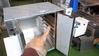 DESMONTAMOS Fermentadora 8 bandejas calor seco mod Mesa Bajo Horno.