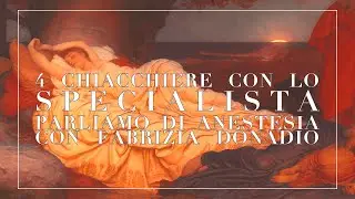 Parliamo di #Anestesia con Fabrizia Donadio