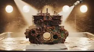 Extreme Rust Removal | Old Engine Restoration