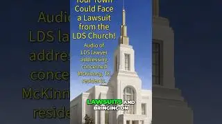 Where It All Began! A Year Ago The LDS Church Threatens To Sue Fairview Over Temple At 1st Meeting!