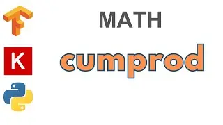 67: cumprod| TensorFlow | Tutorial