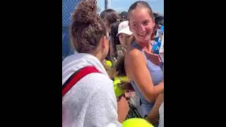 Jasmine Paolini & Elina Svitolina Practice Cincinnati Open 2024 #cincinnatiopen