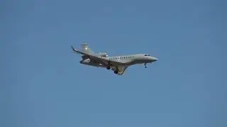 Greece Air Force Dassault Falcon 7X (273) Landing Madrid Torrejon Air Base LETO