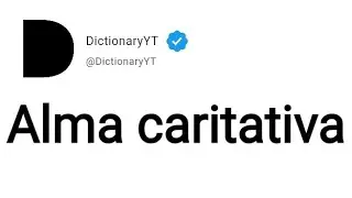 Alma caritativa Meaning in English