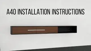 Verona Walnut Floating TV Stand | Modern Wall-Mounted Media Console