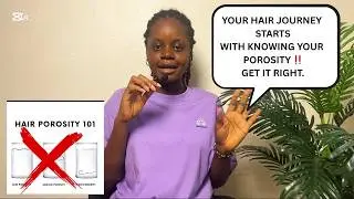 HOW TO KNOW YOUR HAIR POROSITY (TEST) The right way!