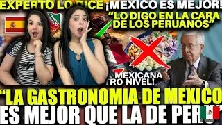NO PODEMOS CREER CÓMO ESPAÑOL HUMILLA A PERÚ Y ALABA A MÉXICO-CUBANAS REACCIONAN