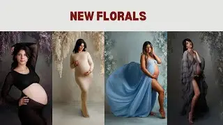 Цветочные текстуры. Изменение фона методом перетаскивания для Evoto, Photoshop или Lightroom.