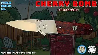Finch Knife Co: Cherry Bomb - Snakewood