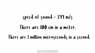How does an ultrasonic sensor work?