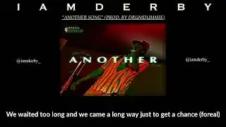 IamDerby - Another Song (Official Lyric Video)