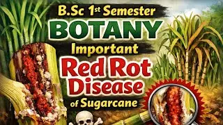 #Bsc 1st semester ..botany.. red rot disease of sugarcane.. important topic 