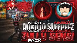 Saiu😈 MELHOR AUXILIO DE MIRA FREEFIRE - PACK DE SENSI ZULLU FF - PAINEL FREEFIRE - SENSI XITADA