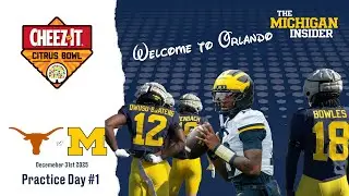 Michigan practice footage (day 1): Michigan football prepares for the Citrus Bowl