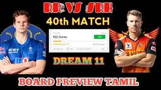 SRH vs RR Dream11 Board preview | Captain, Vice-captain, Fantasy Playing Tips, Probable XIs