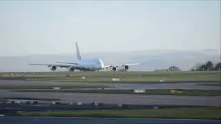 Epic colossal #emirates #a380 departs #manchester #airport #airbus #aviation #travel