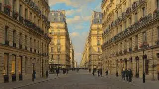 Paris Vintage Street &middot; Digital Art Wallpaper for TV &middot; 5 Hours of Steady Artwork