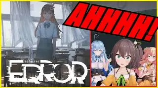 Matsuri Plays Hololive ERROR Game Demo ft. Fubuki, Nene, Lamy【Horror】【Hololive | Eng Sub】