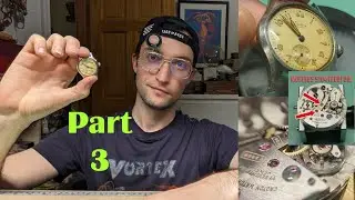 COMPLETE Vintage Watch Restoration Tutorial! How To Service A Vintage 17 Jewel Croton Watch Part 3
