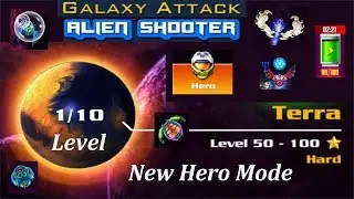 Galaxy Attack Alien Shooter | New Hero Mode | Terra Level 1 |  Tips Tricks For Game Players