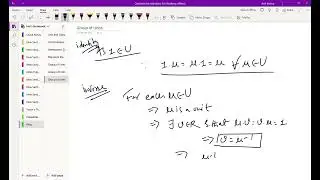 The set of units in a ring R forms a group under multiplication of a ring R.