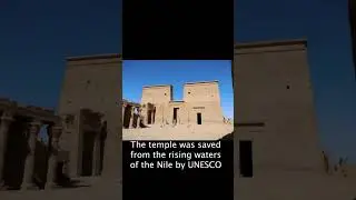 Philae temple original colours