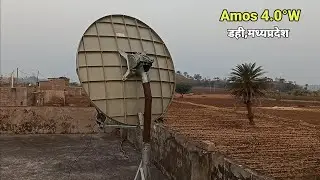 Amos 4 West Satellite Tracking Details Madhya Pradesh, india
