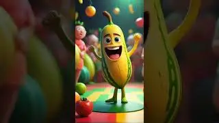 Banana vs Watermelon Funny Dance Battle 🍌🍉💃🔥 #viral #facts #cartoon #shortsviral #funny