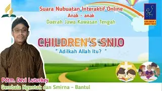 22th SNIO -  Adilkah Allah Itu?