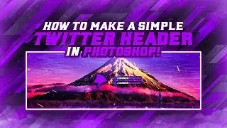 How To Make a Simple Banner in Photoshop! (Photoshop Tutorial)