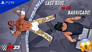 WWE 2K23 - The Undertaker Ends Shawn Michaels Career at WrestleMania | PS5™ [4K60]