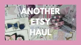 ETSY HAUL // Planner stickers, washi, & more!