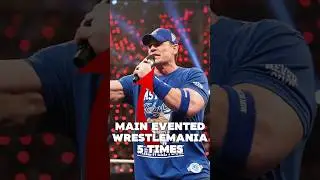 John Cena's EVERY WRESTLEMANIA MAIN EVENT #wwe #wrestling #shorts